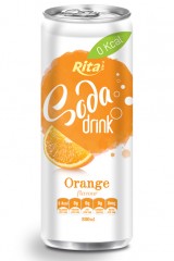 330ml Soda drink Orange Flavour 2